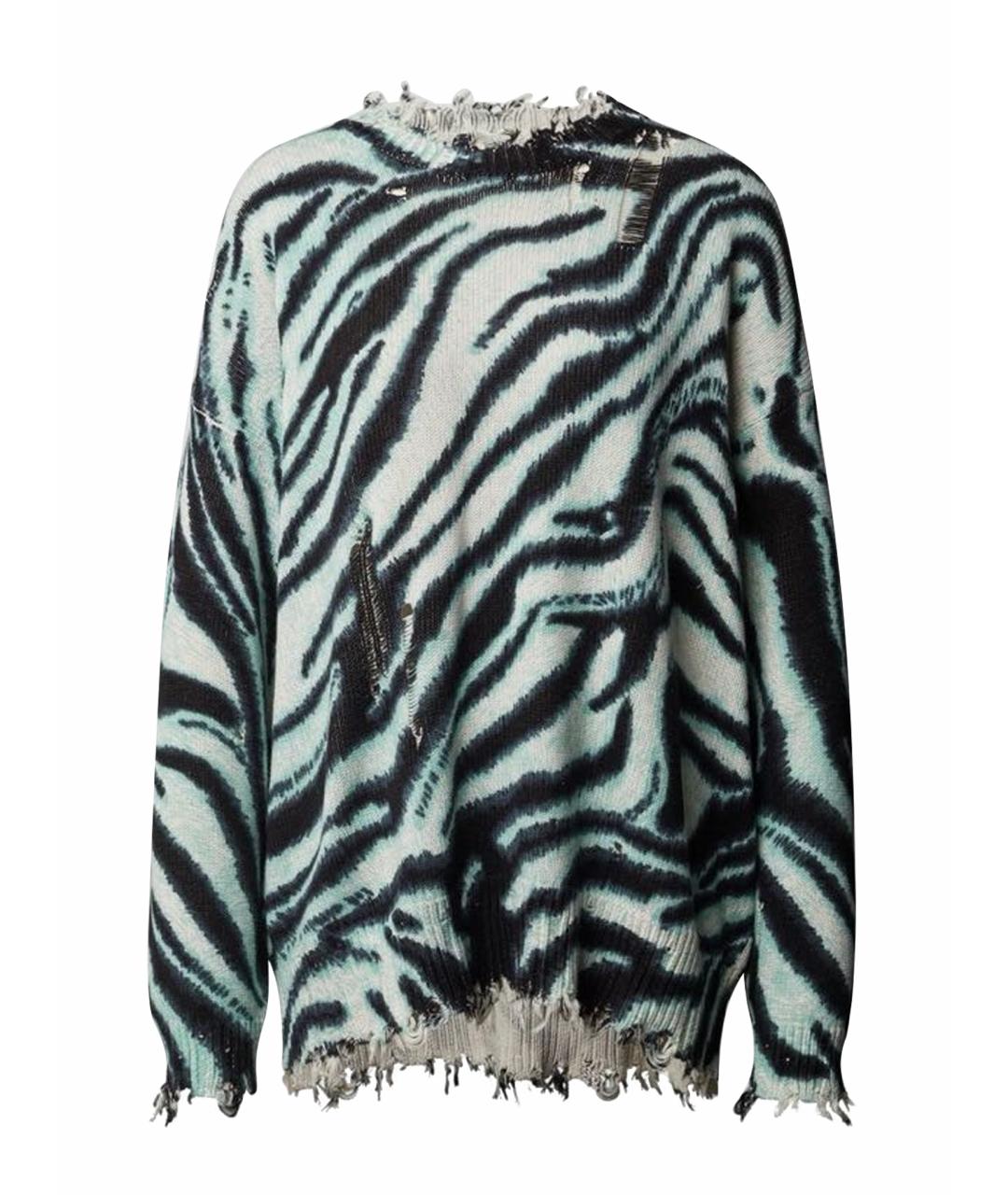 R13 Бирюзовый хлопковый джемпер / свитер, фото 1