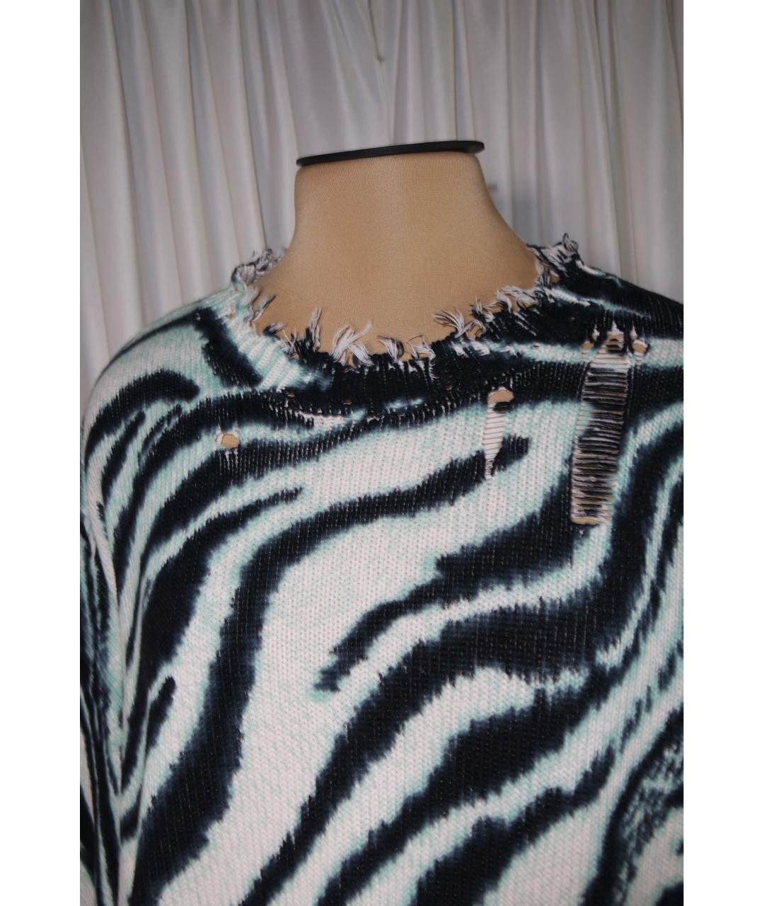 R13 Бирюзовый хлопковый джемпер / свитер, фото 8