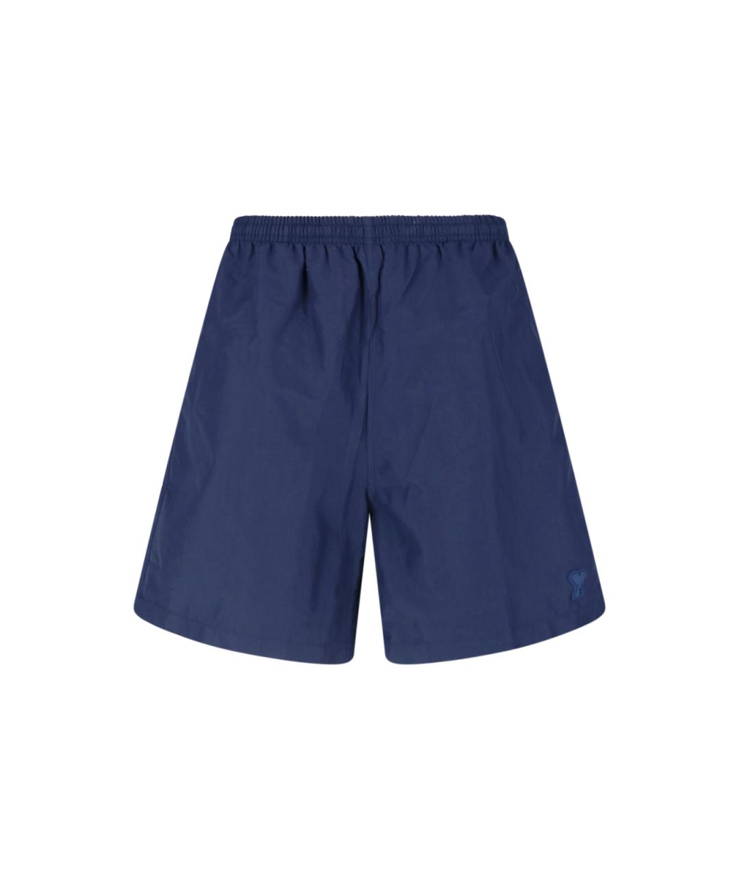 Ami Paris Синие полиамидовые шорты, фото 1