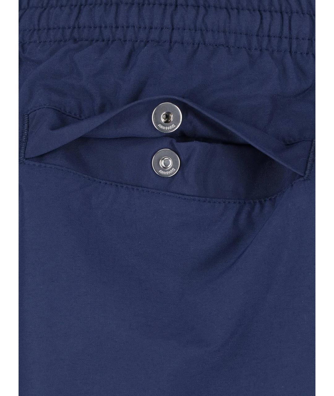 Ami Paris Синие полиамидовые шорты, фото 4