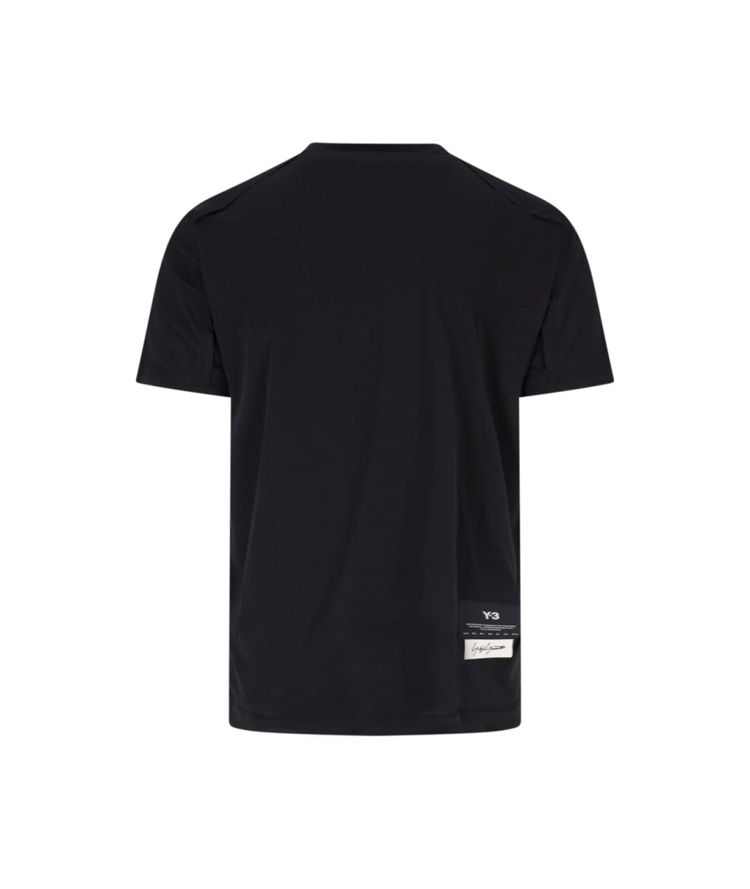 Y-3 Черная футболка, фото 2