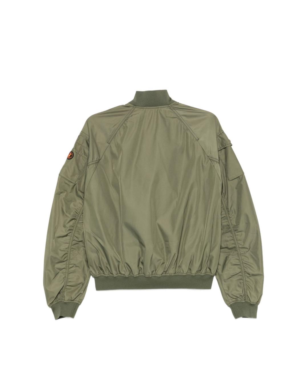 SAVE THE DUCK Зеленая полиэстеровая куртка, фото 3