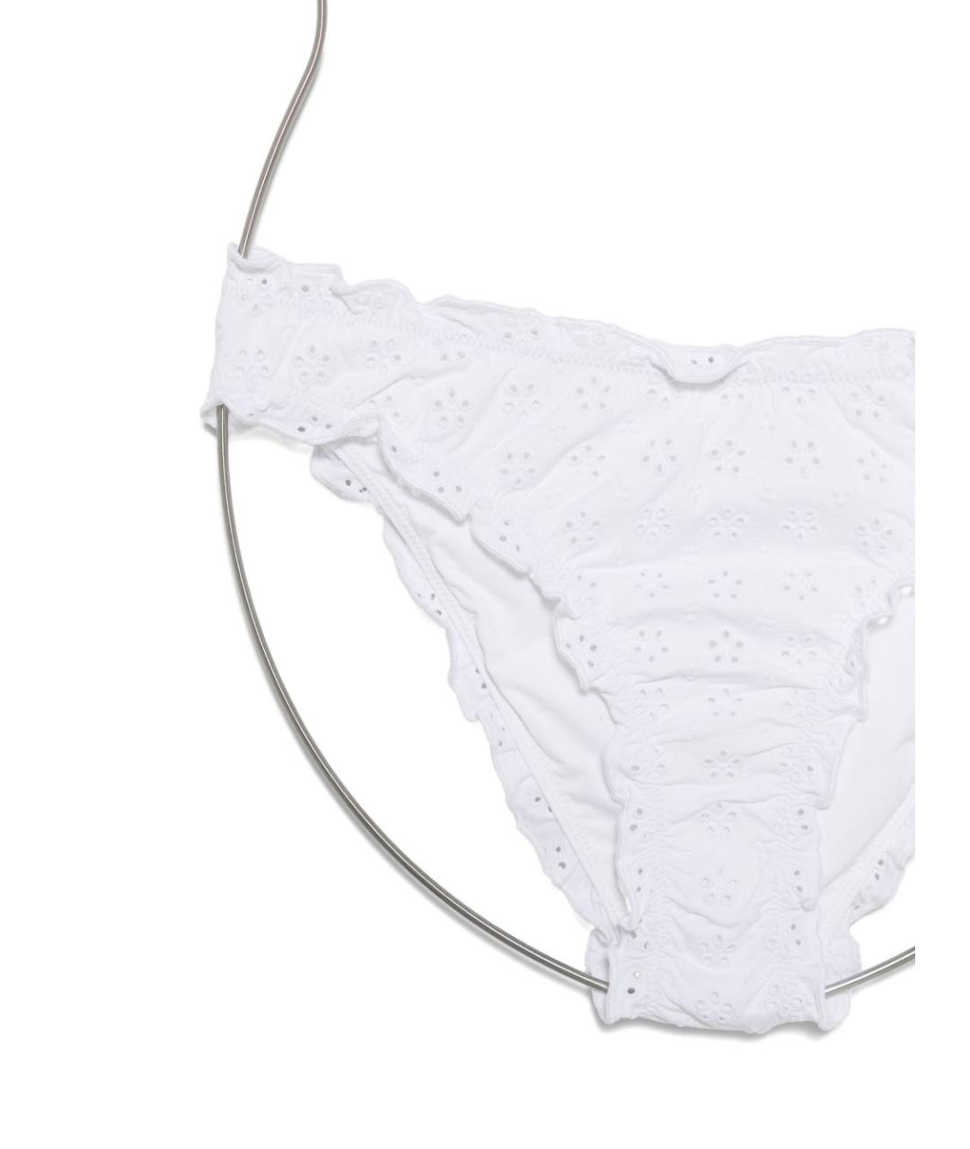 POLO RALPH LAUREN Белый полиамидовый купальник, фото 2