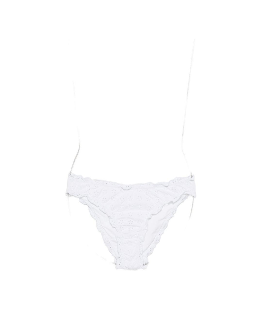 POLO RALPH LAUREN Белый полиамидовый купальник, фото 4