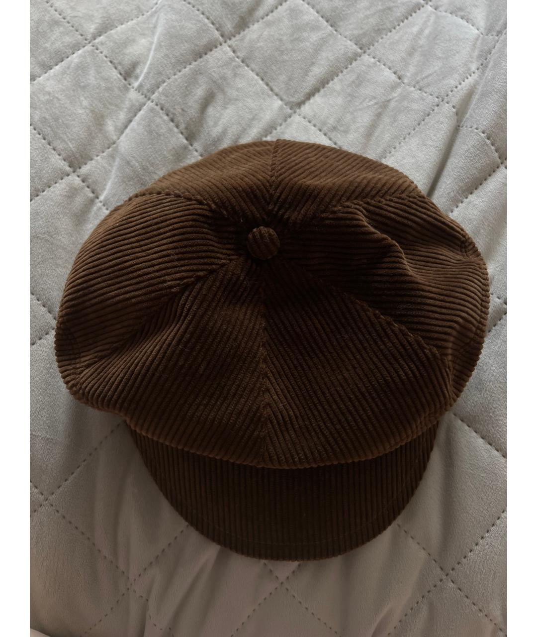 PRADA Коричневая кепка, фото 6