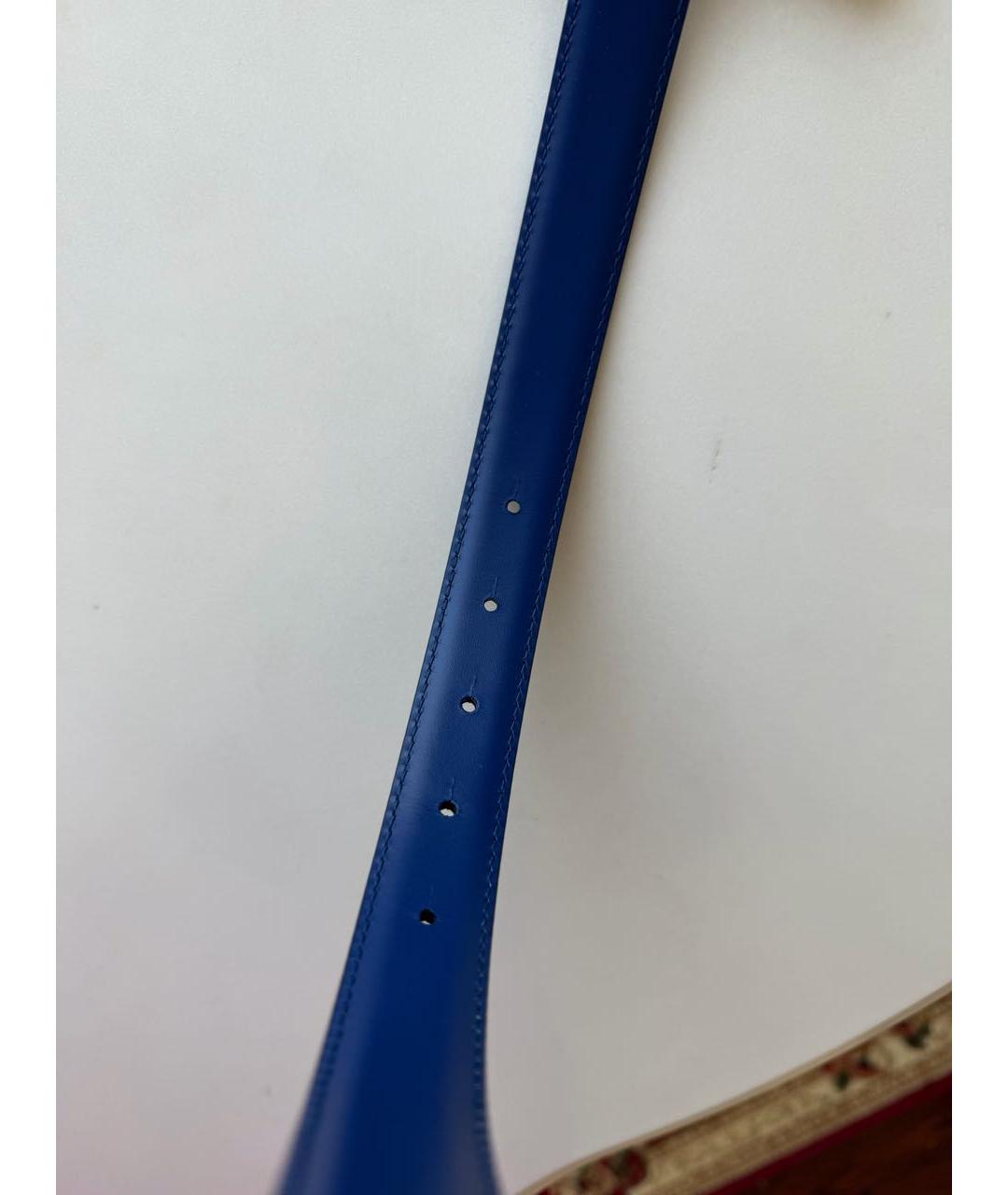 VERSACE Черный кожаный ремень, фото 6