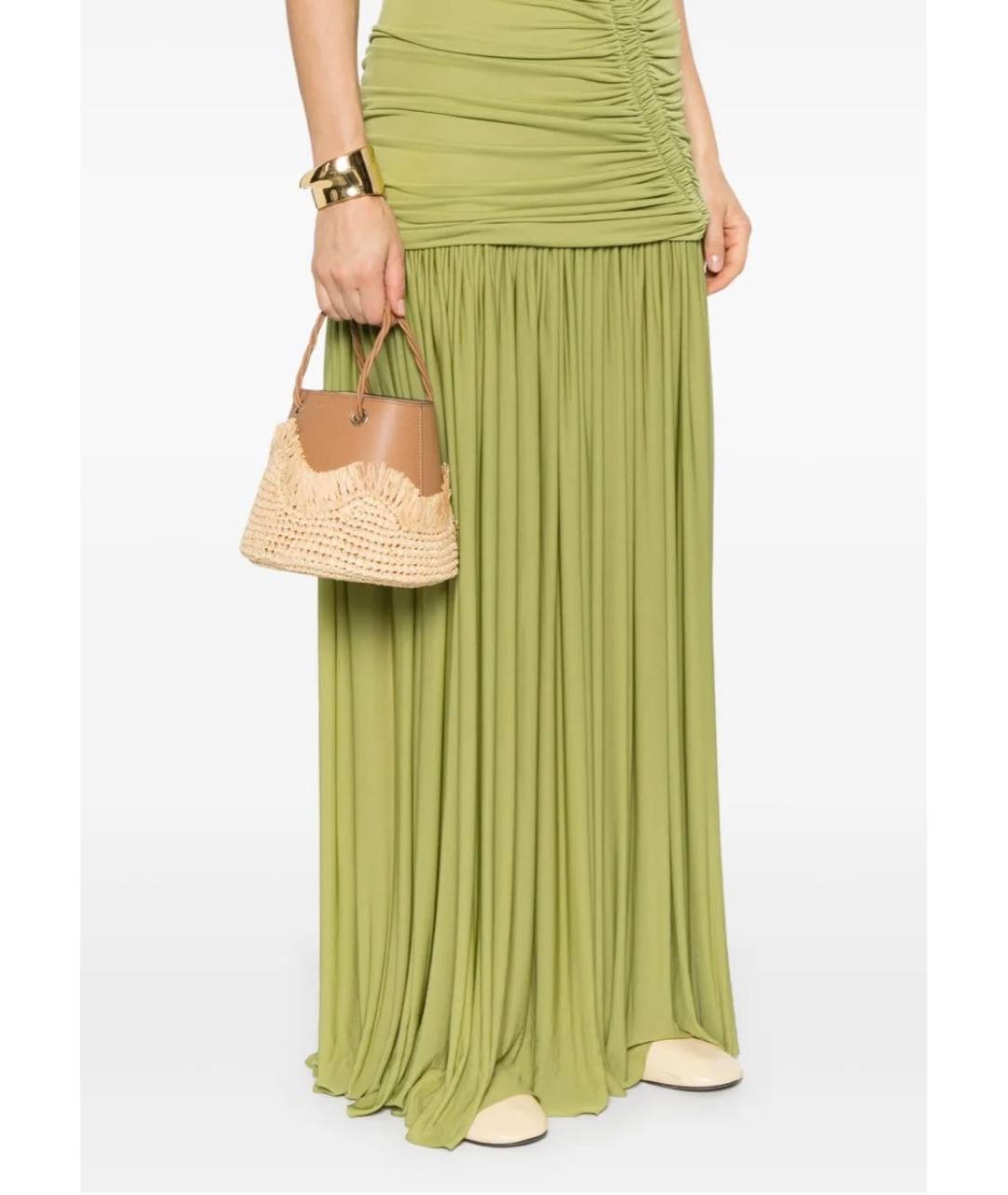 CULT GAIA Бежевая кожаная сумка с короткими ручками, фото 7