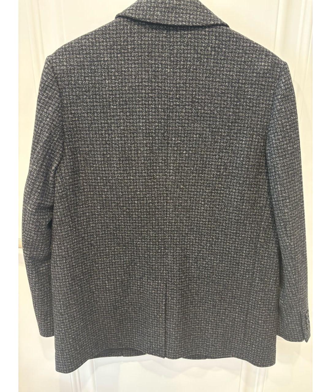 COACH Серый шерстяной жакет/пиджак, фото 2