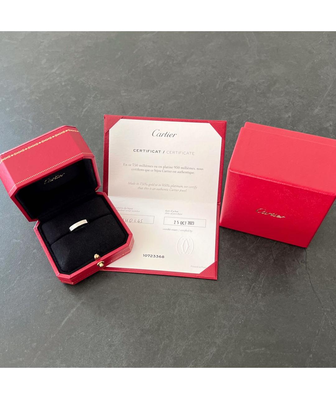 CARTIER Серебряное кольцо из белого золота, фото 2