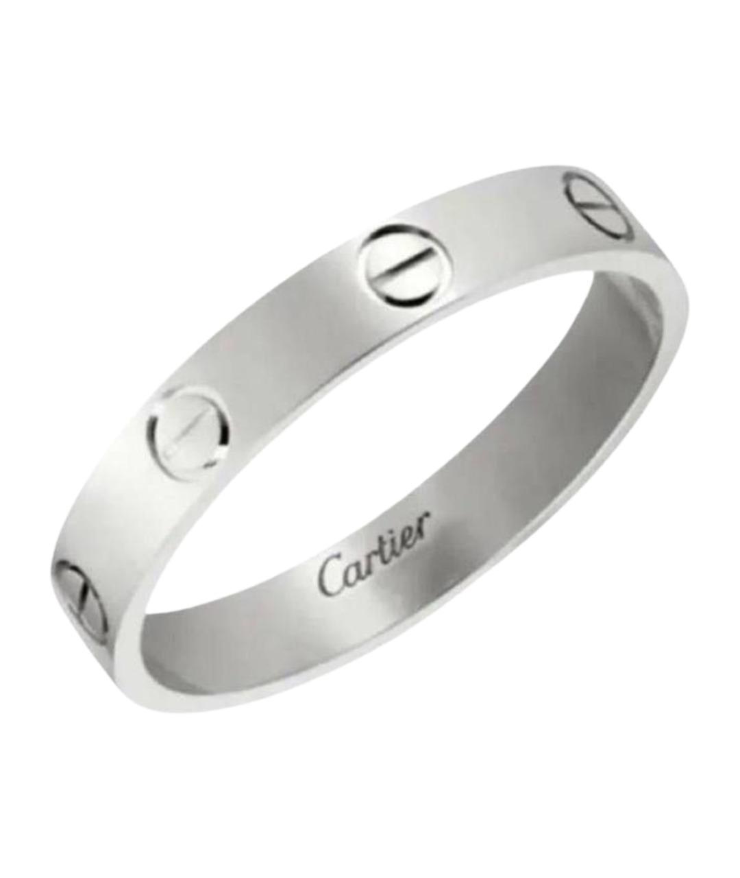 CARTIER Серебряное кольцо из белого золота, фото 1