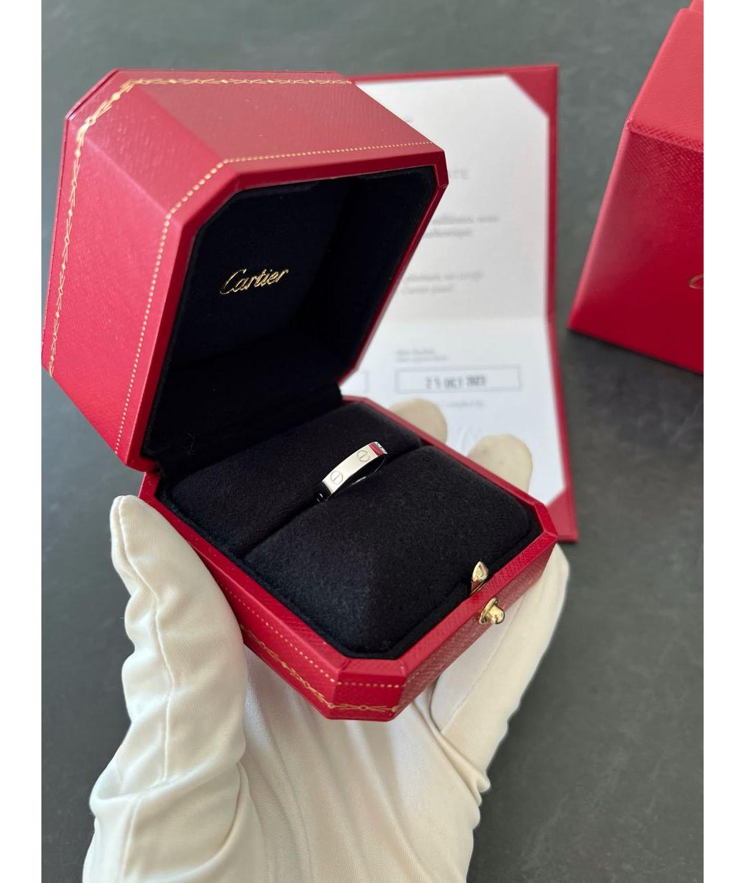 CARTIER Серебряное кольцо из белого золота, фото 8