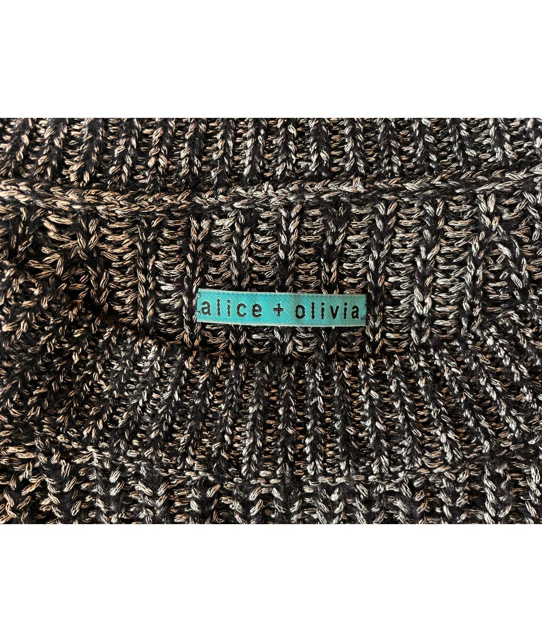 ALICE+OLIVIA Серебрянный вискозный джемпер / свитер, фото 2