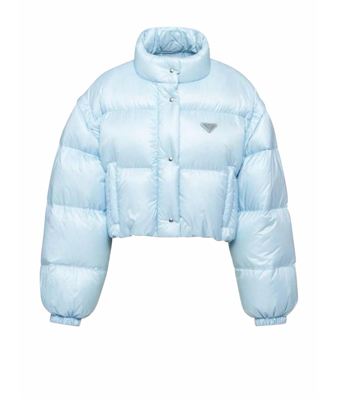 PRADA Голубой пуховик, фото 1