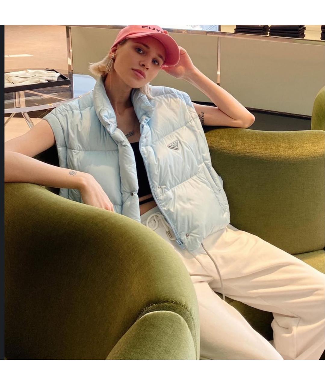 PRADA Голубой пуховик, фото 6