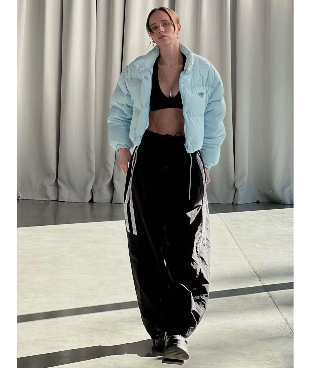 PRADA Голубой пуховик, фото 4