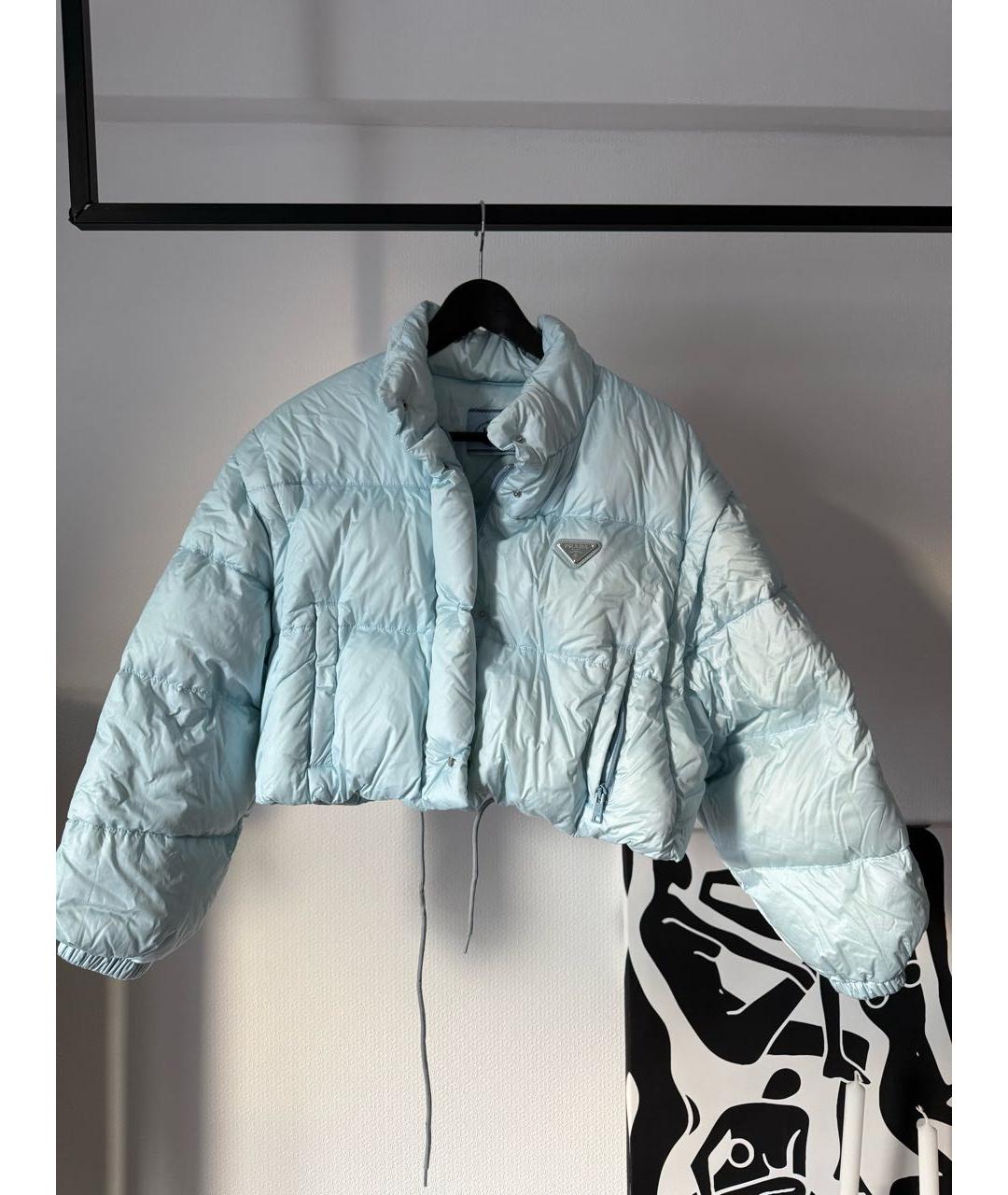PRADA Голубой пуховик, фото 7