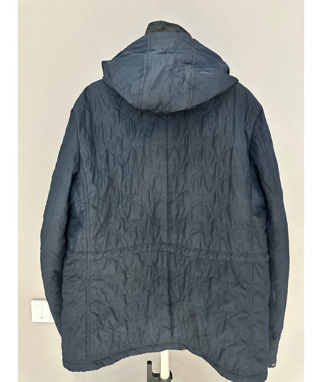 ZZEGNA Темно-синяя полиамидовая куртка, фото 2