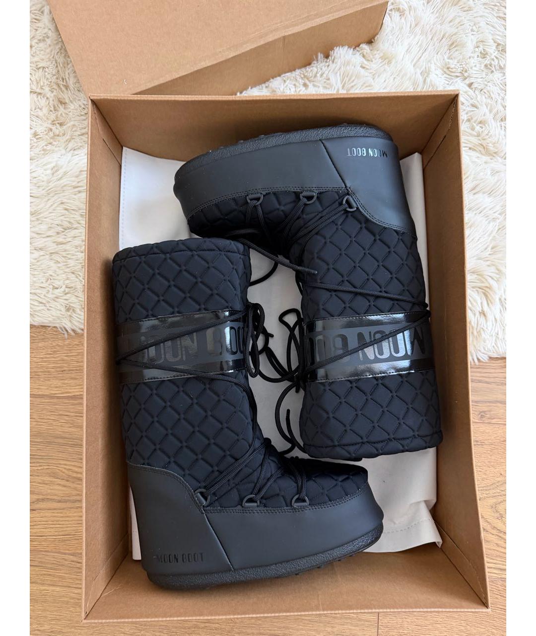 MOON BOOT Черные ботинки, фото 6