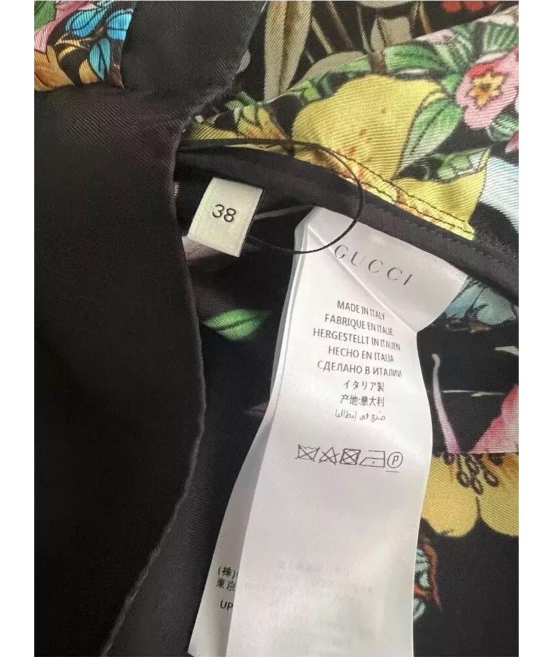 GUCCI BEAUTY Мульти шелковая блузы, фото 4