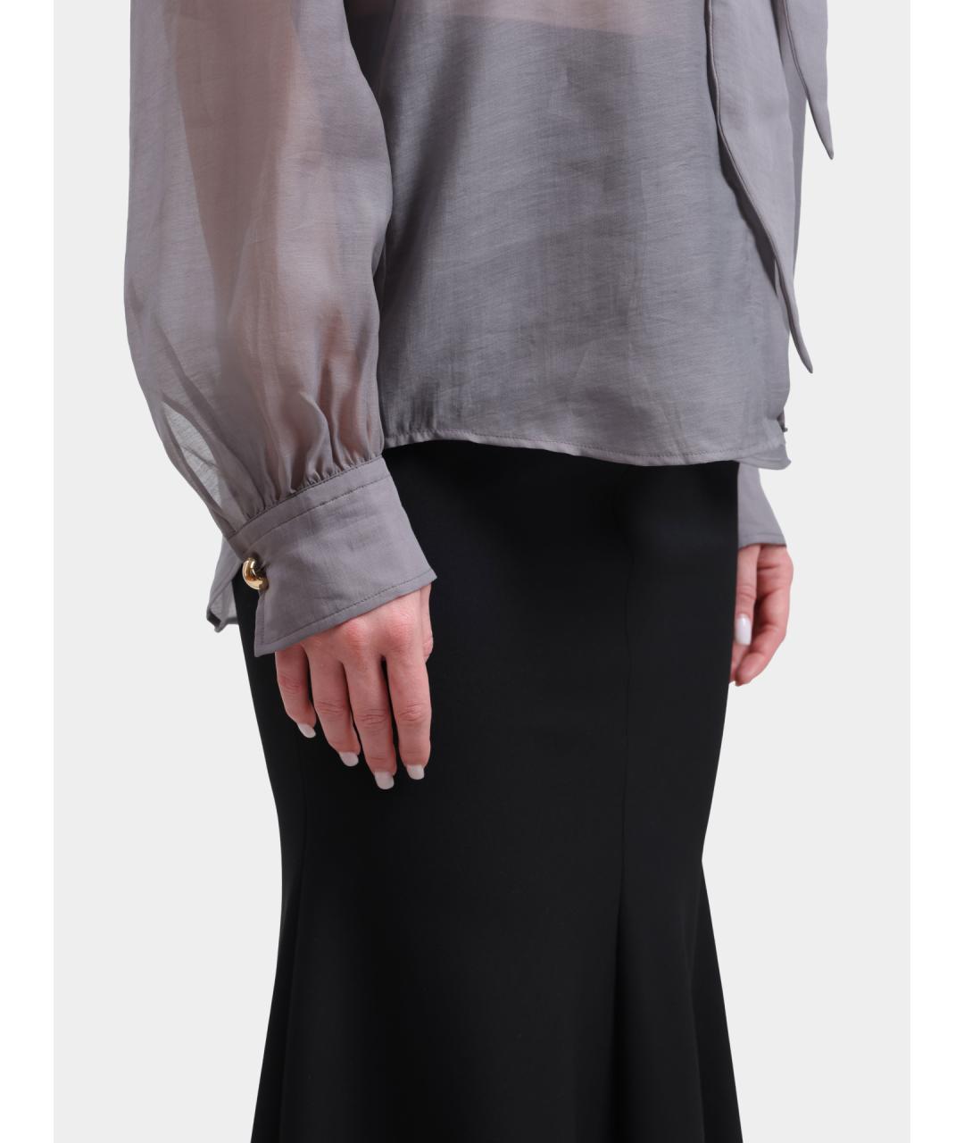 HUGO Серая блузы, фото 5