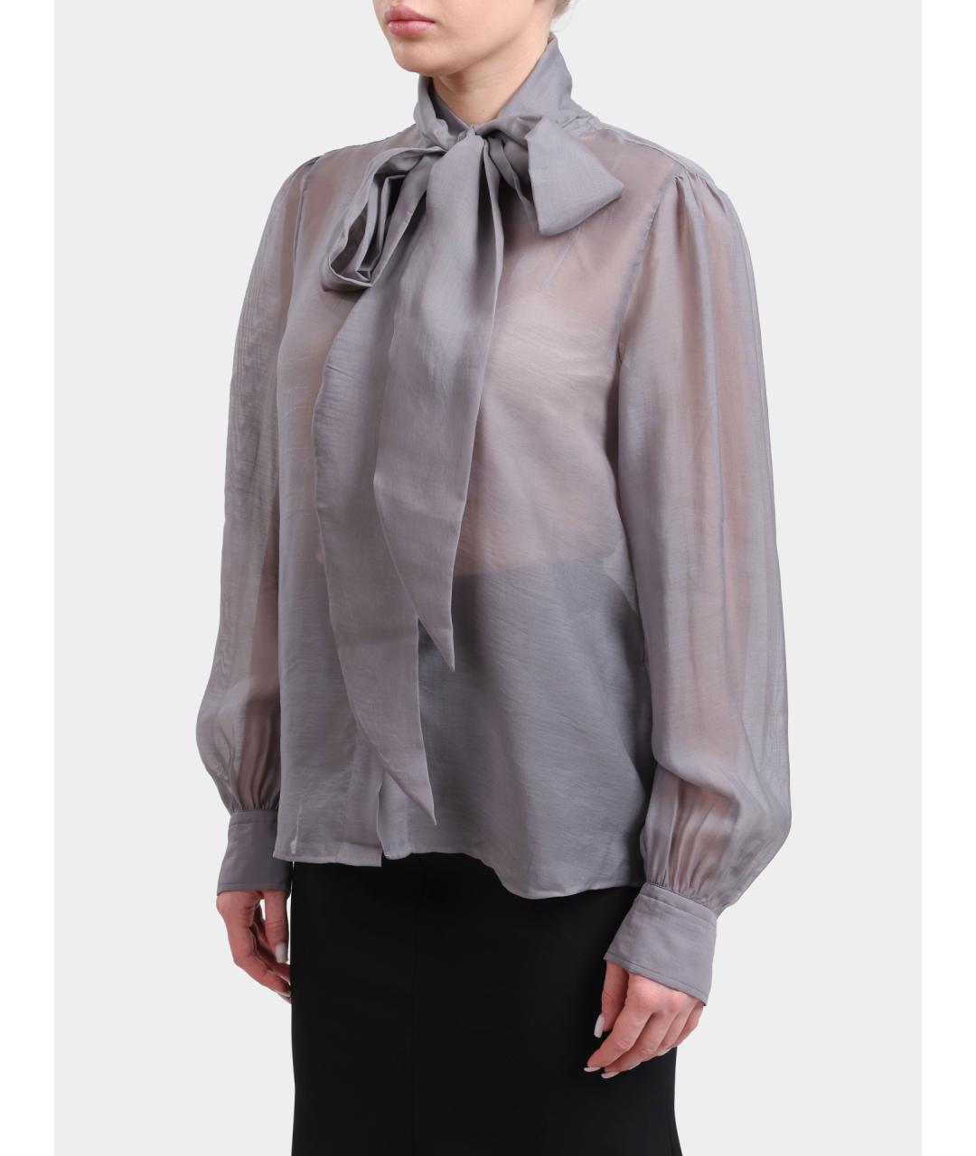 HUGO Серая блузы, фото 4