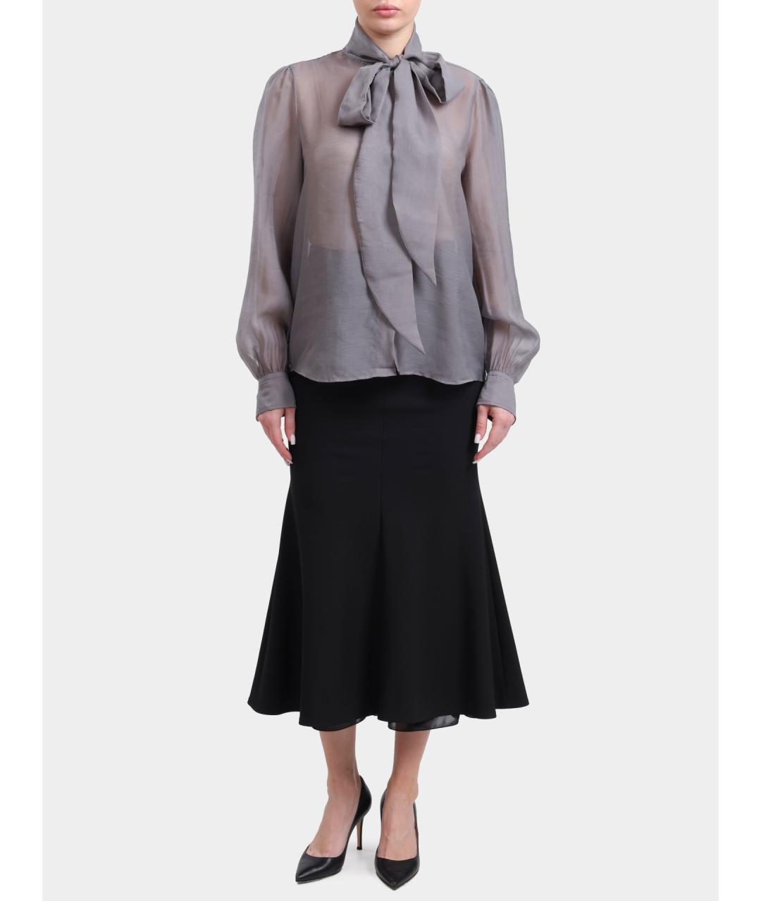 HUGO Серая блузы, фото 2