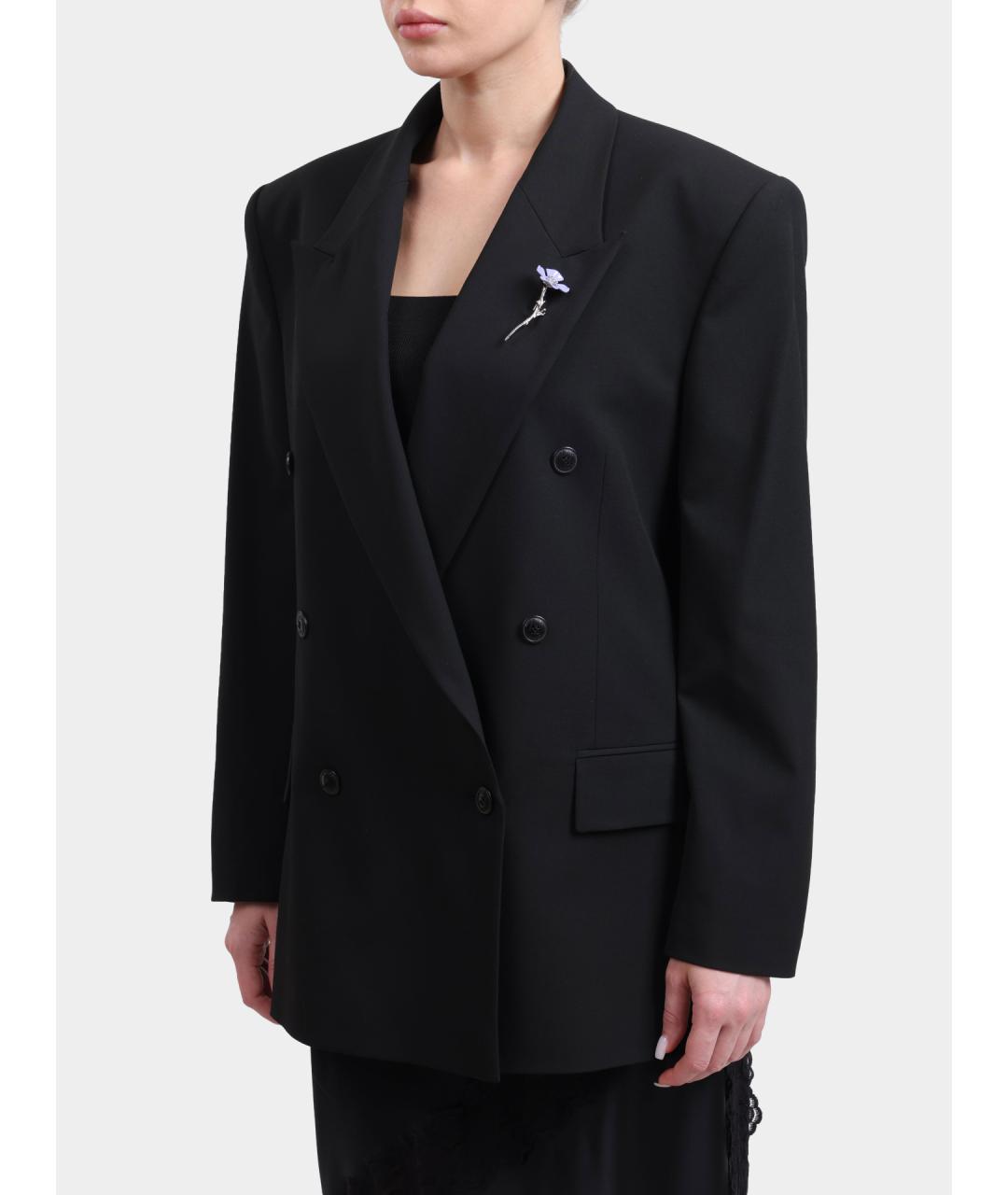 HUGO Черный жакет/пиджак, фото 3