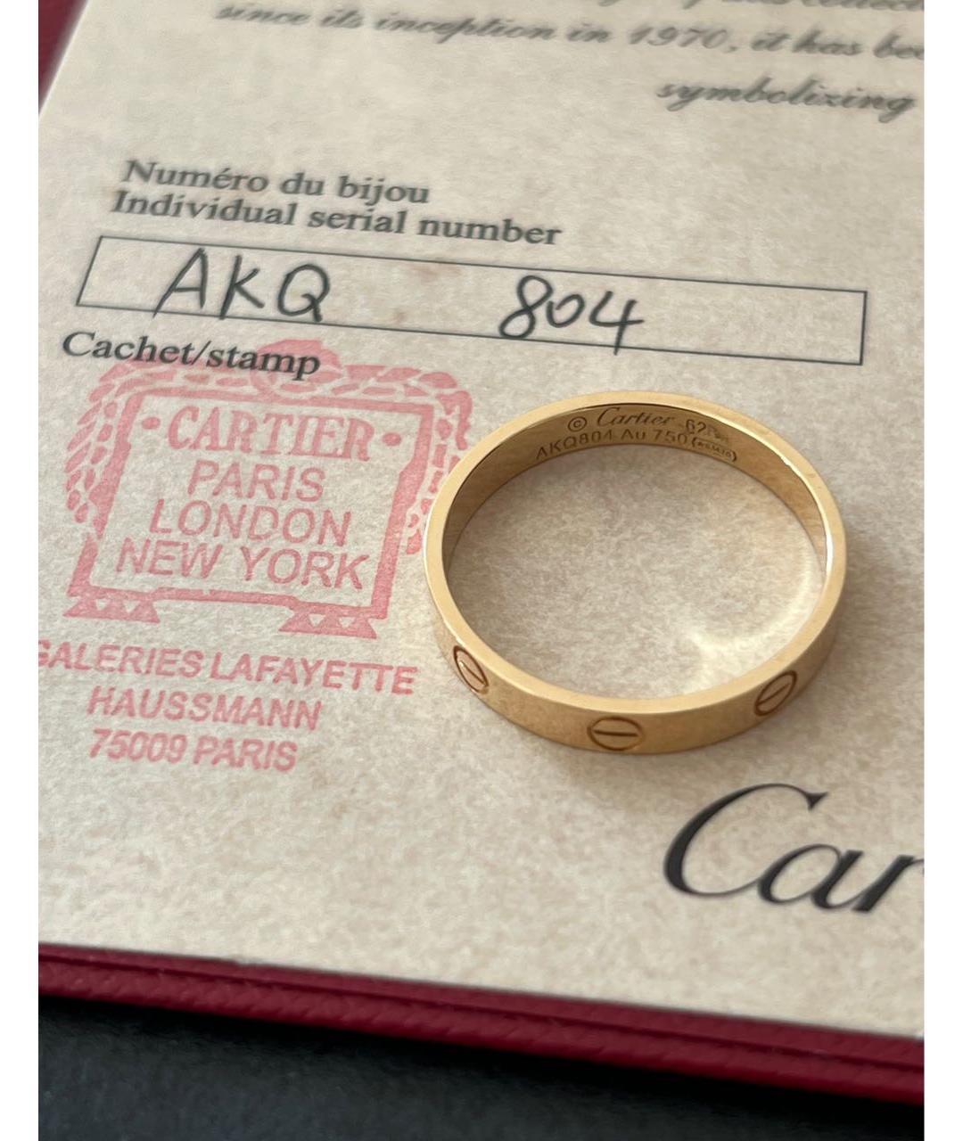 CARTIER Золотое кольцо из желтого золота, фото 8