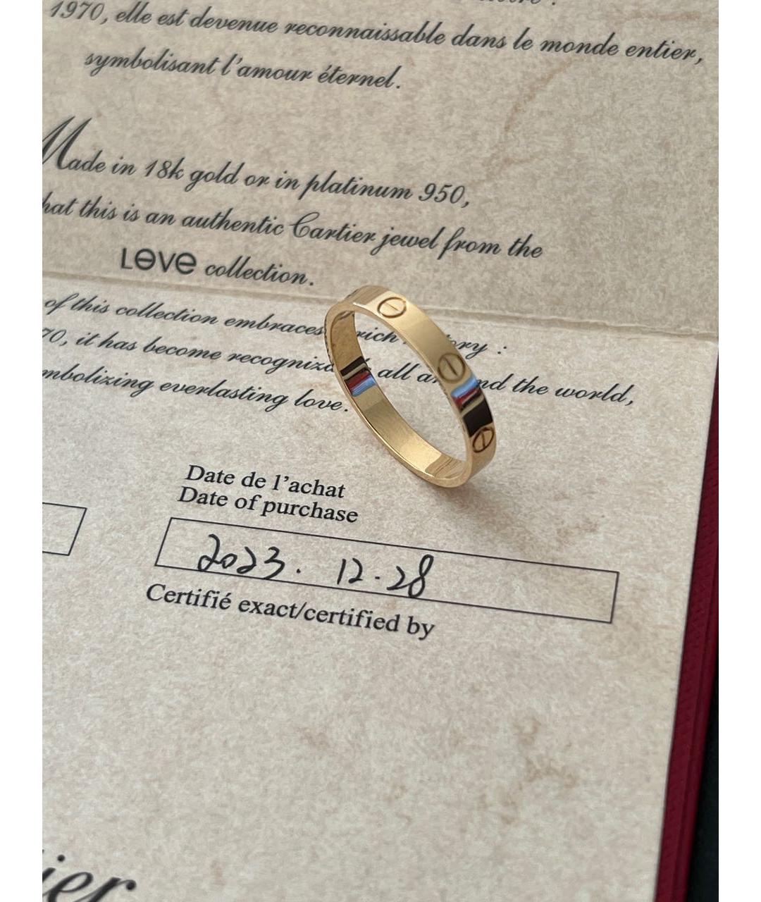 CARTIER Золотое кольцо из желтого золота, фото 6