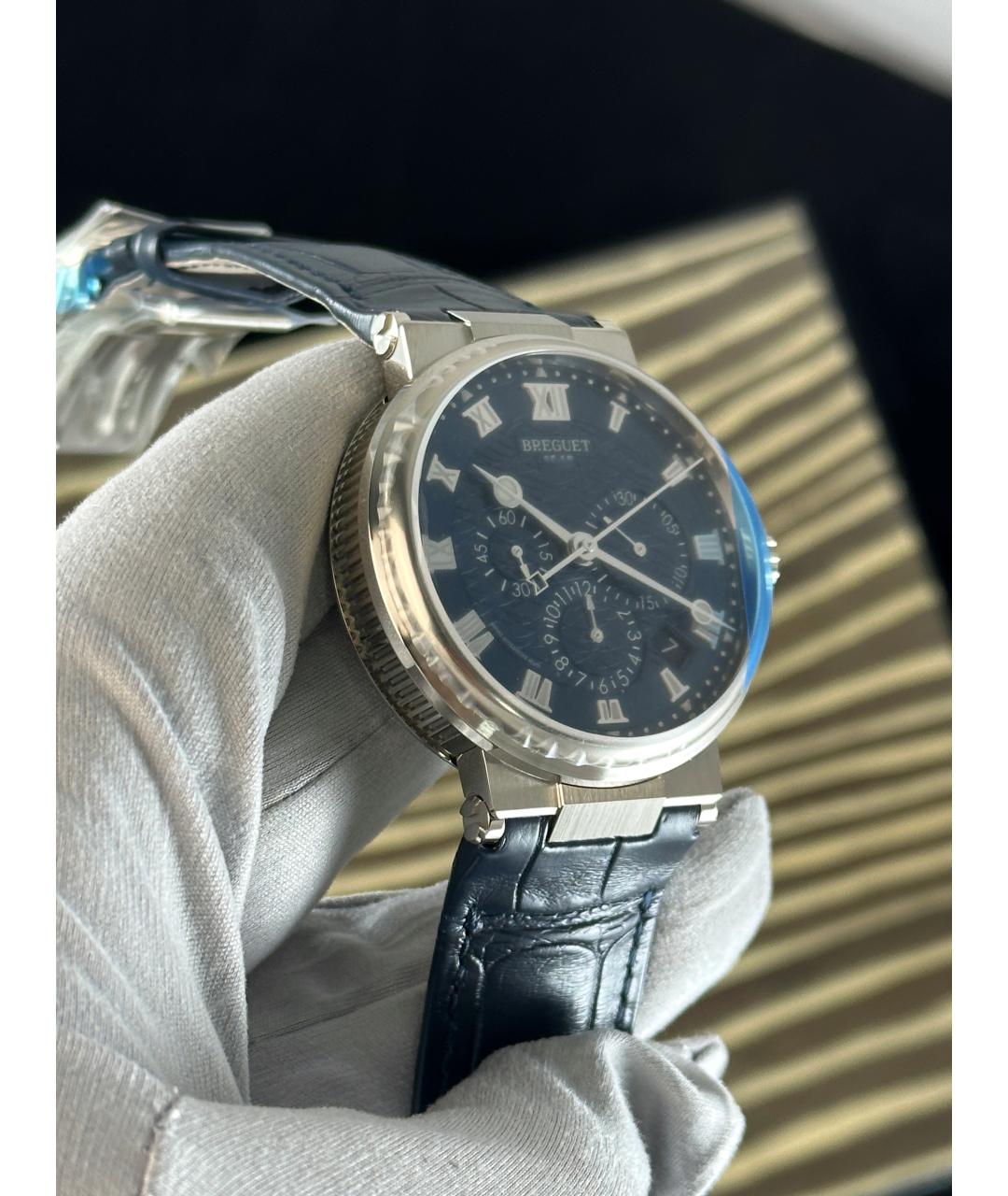 Breguet Синие часы из белого золота, фото 3
