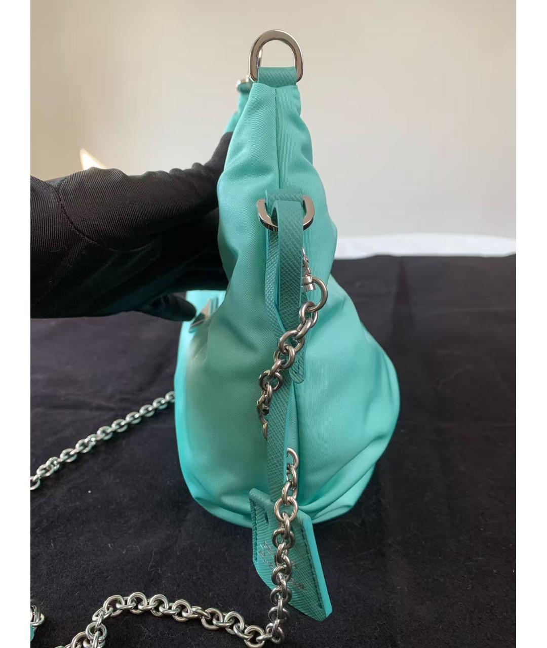 PRADA Зеленая сумка через плечо, фото 5