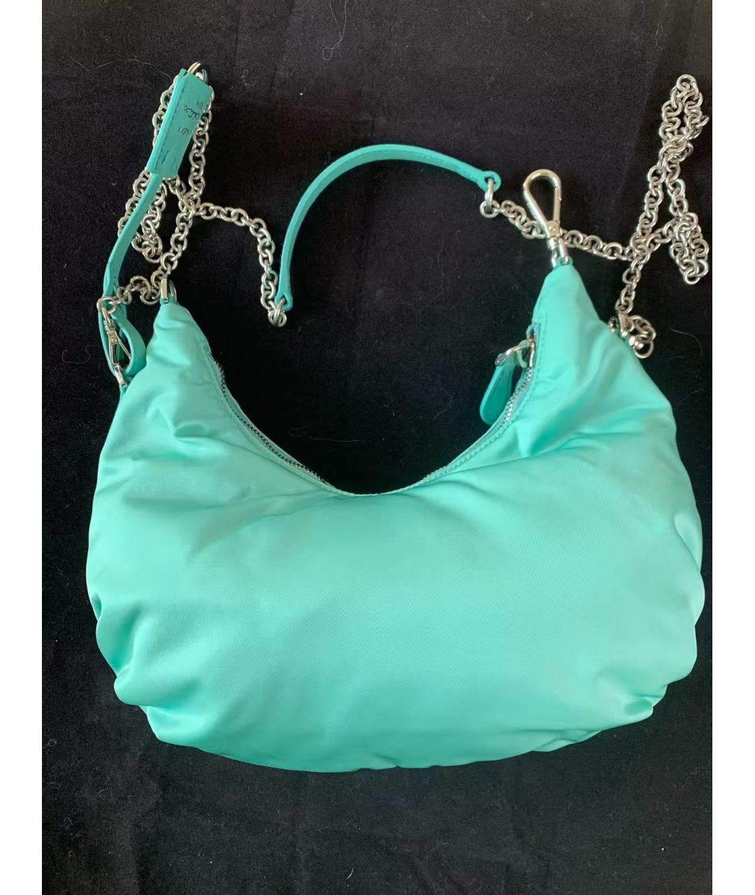 PRADA Зеленая сумка через плечо, фото 4