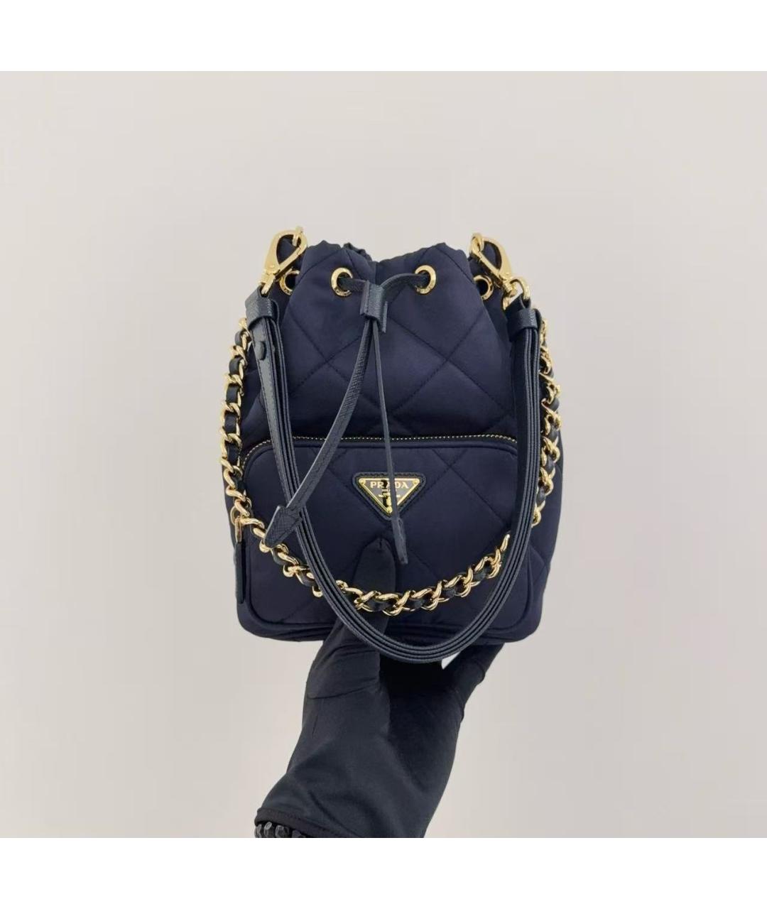 PRADA Синяя сумка через плечо, фото 7