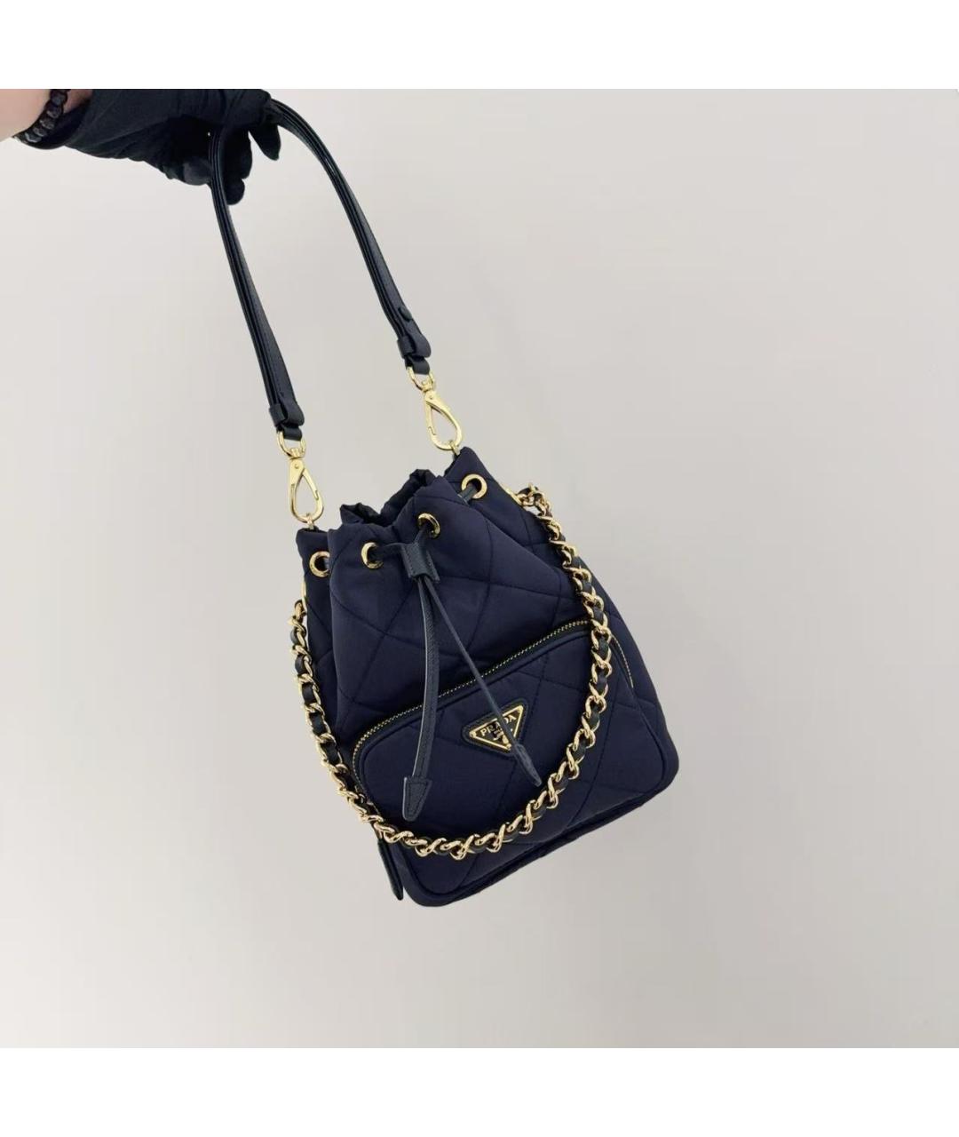 PRADA Синяя сумка через плечо, фото 6