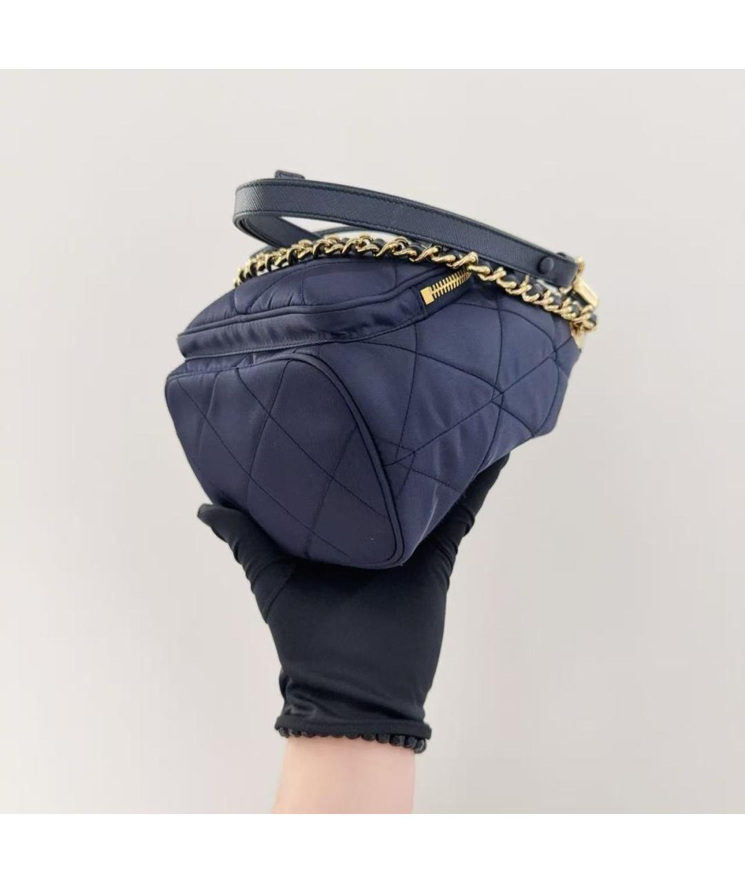 PRADA Синяя сумка через плечо, фото 4