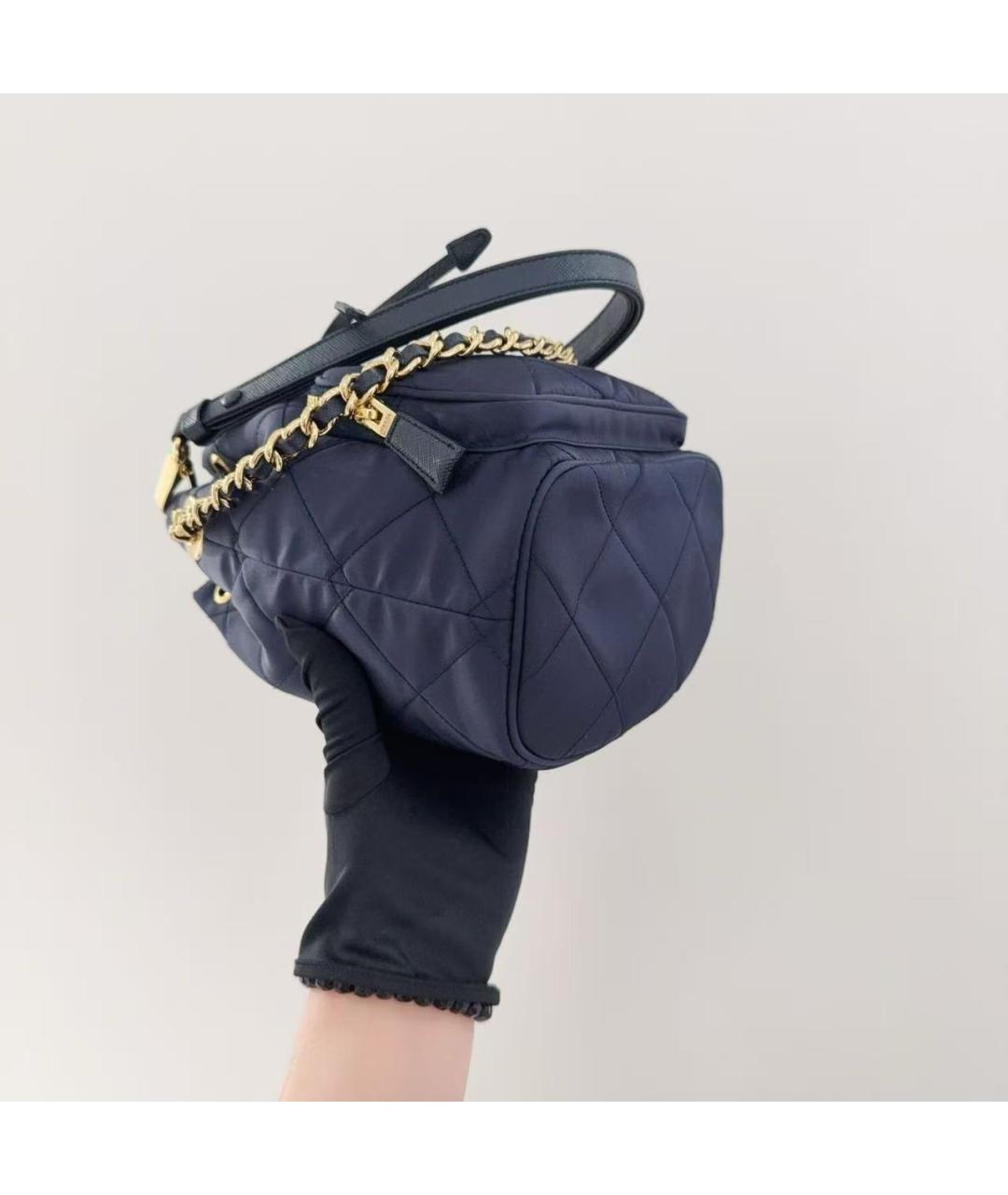 PRADA Синяя сумка через плечо, фото 3