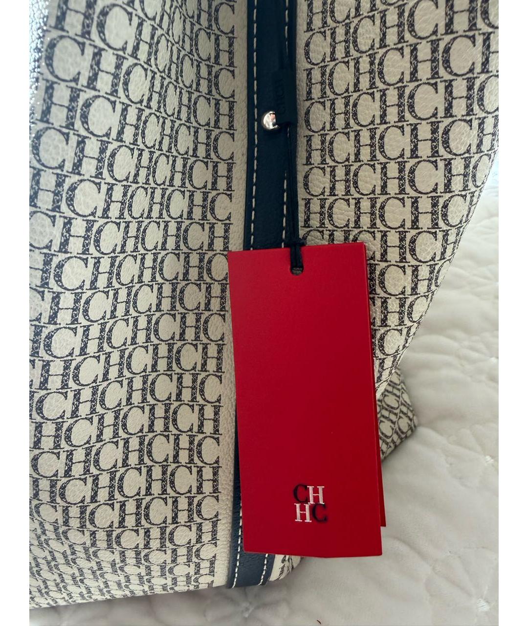 CAROLINA HERRERA Бежевая сумка тоут, фото 3