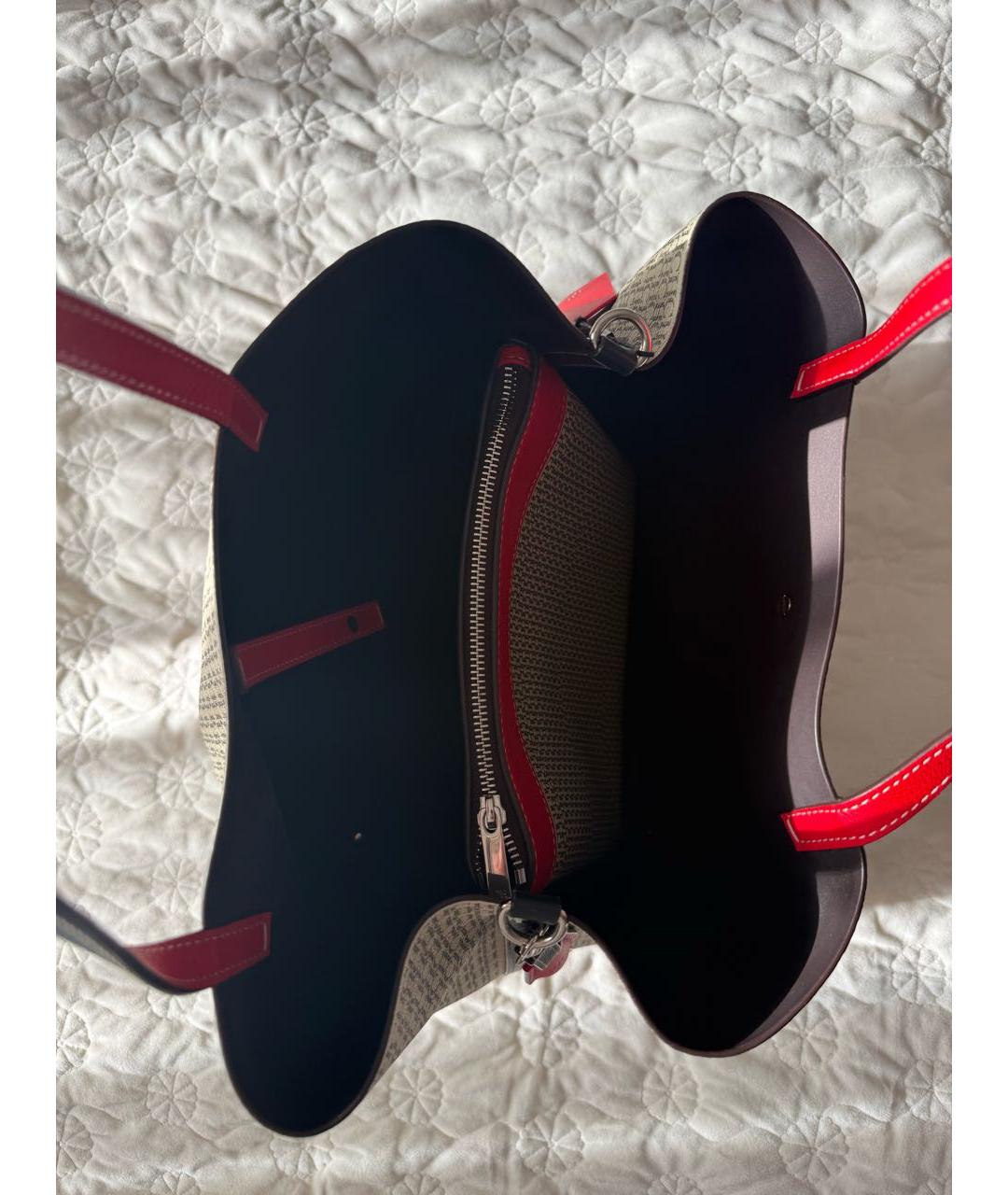 CAROLINA HERRERA Бежевая сумка тоут, фото 2