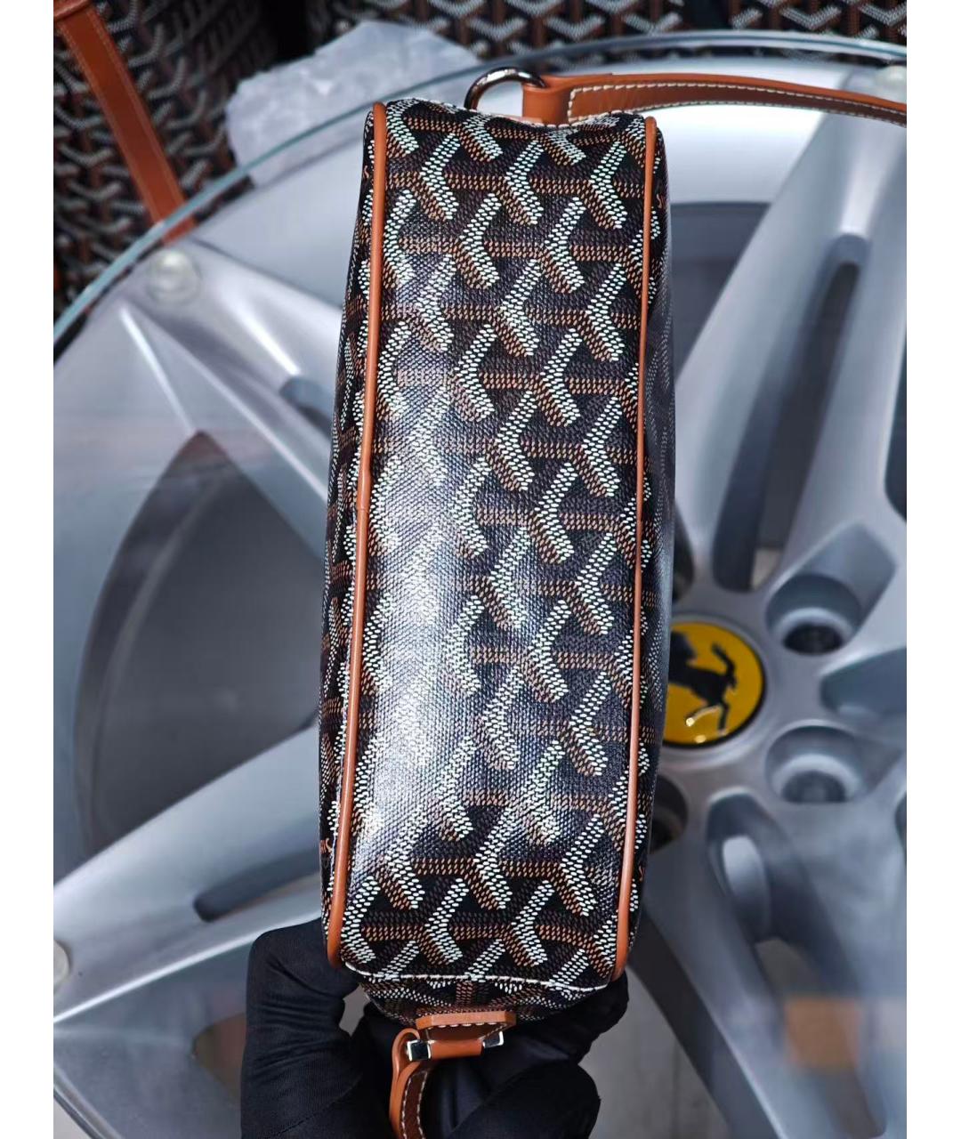 GOYARD Коричневая сумка через плечо, фото 3