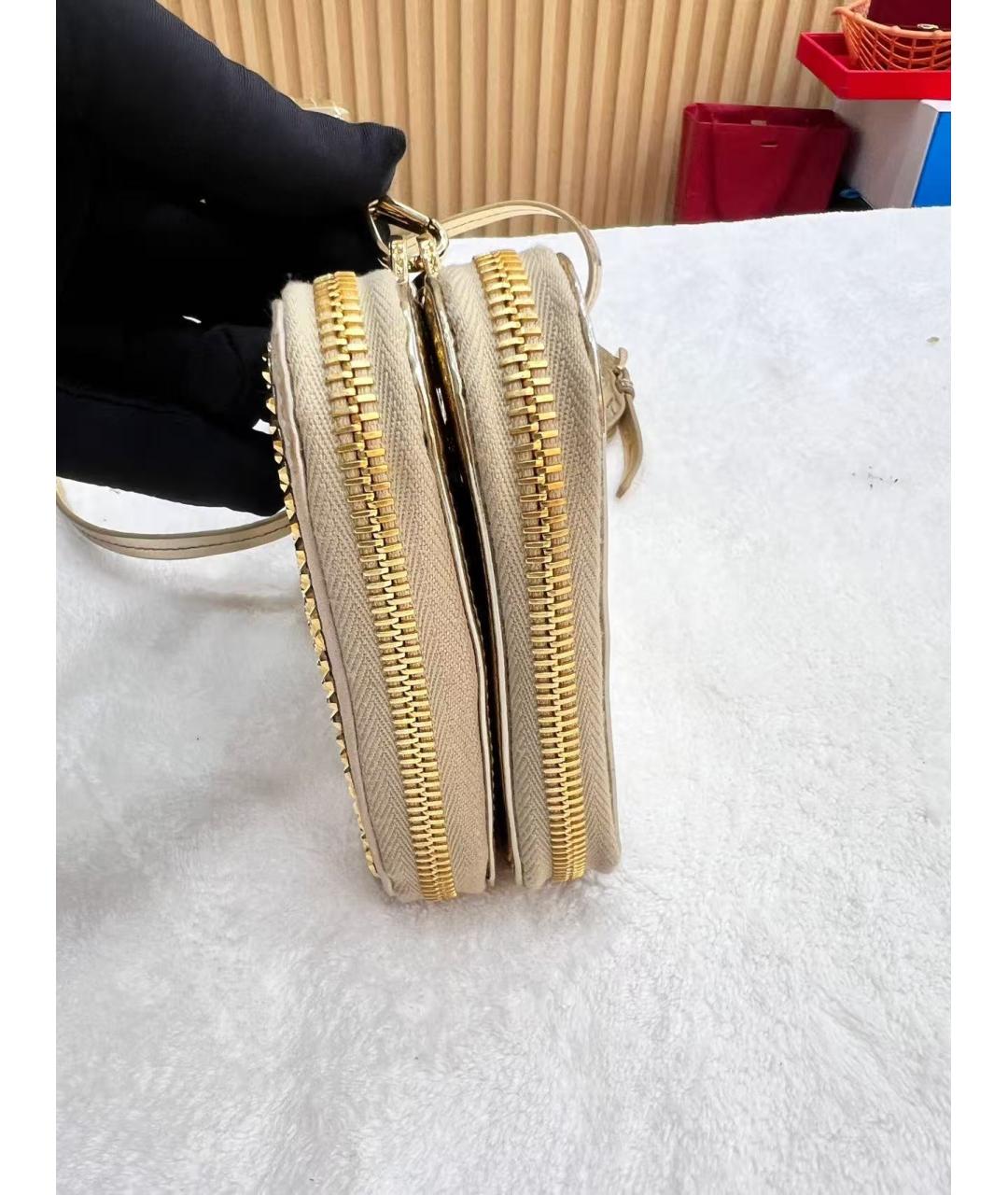 PRADA Золотая сумка через плечо, фото 3