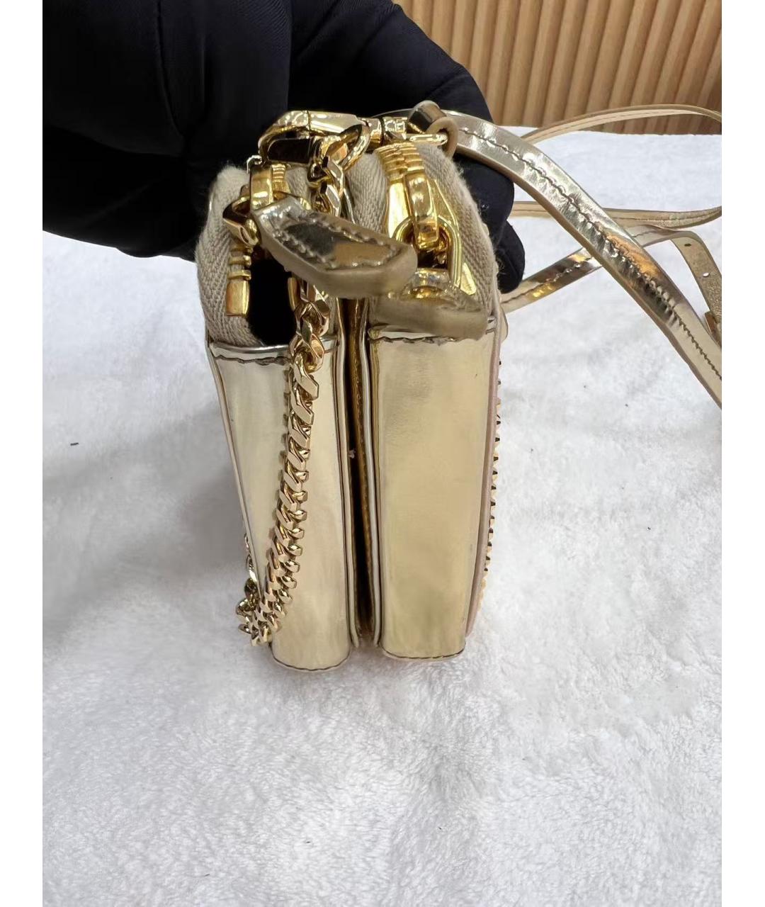 PRADA Золотая сумка через плечо, фото 4
