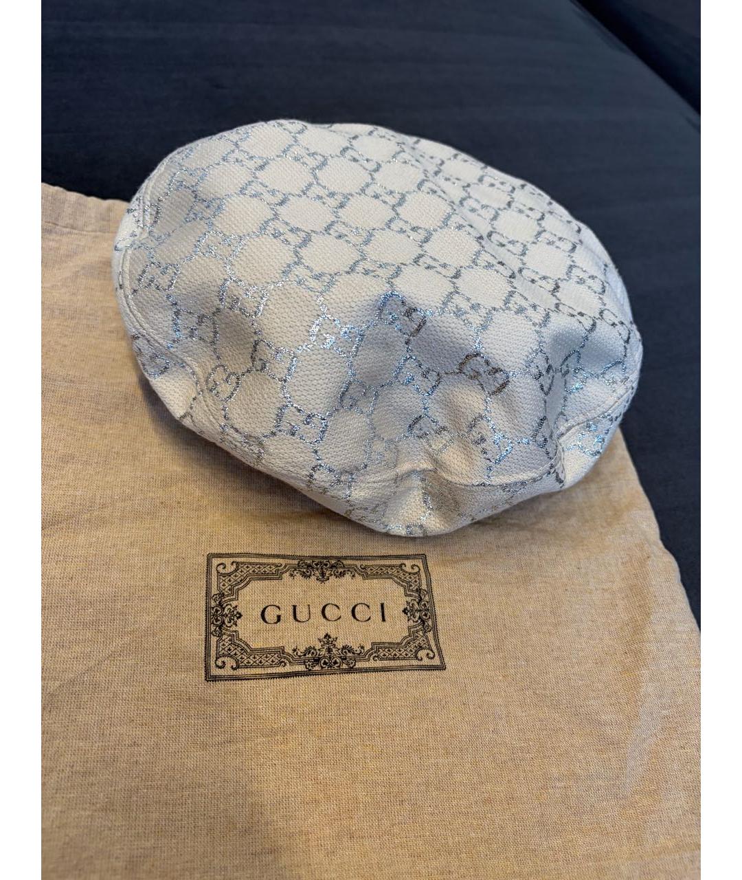 GUCCI Серебряная кепка, фото 8