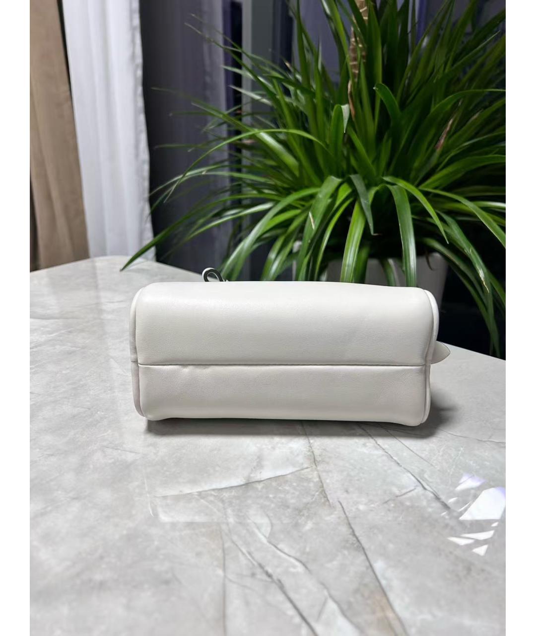 MIU MIU Белая кожаная сумка через плечо, фото 7