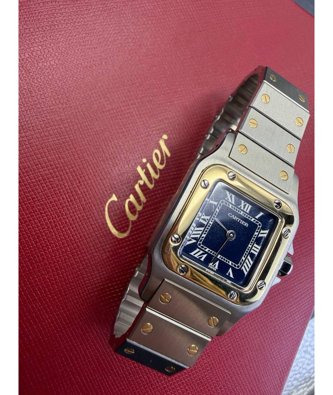 CARTIER Синие часы, фото 5