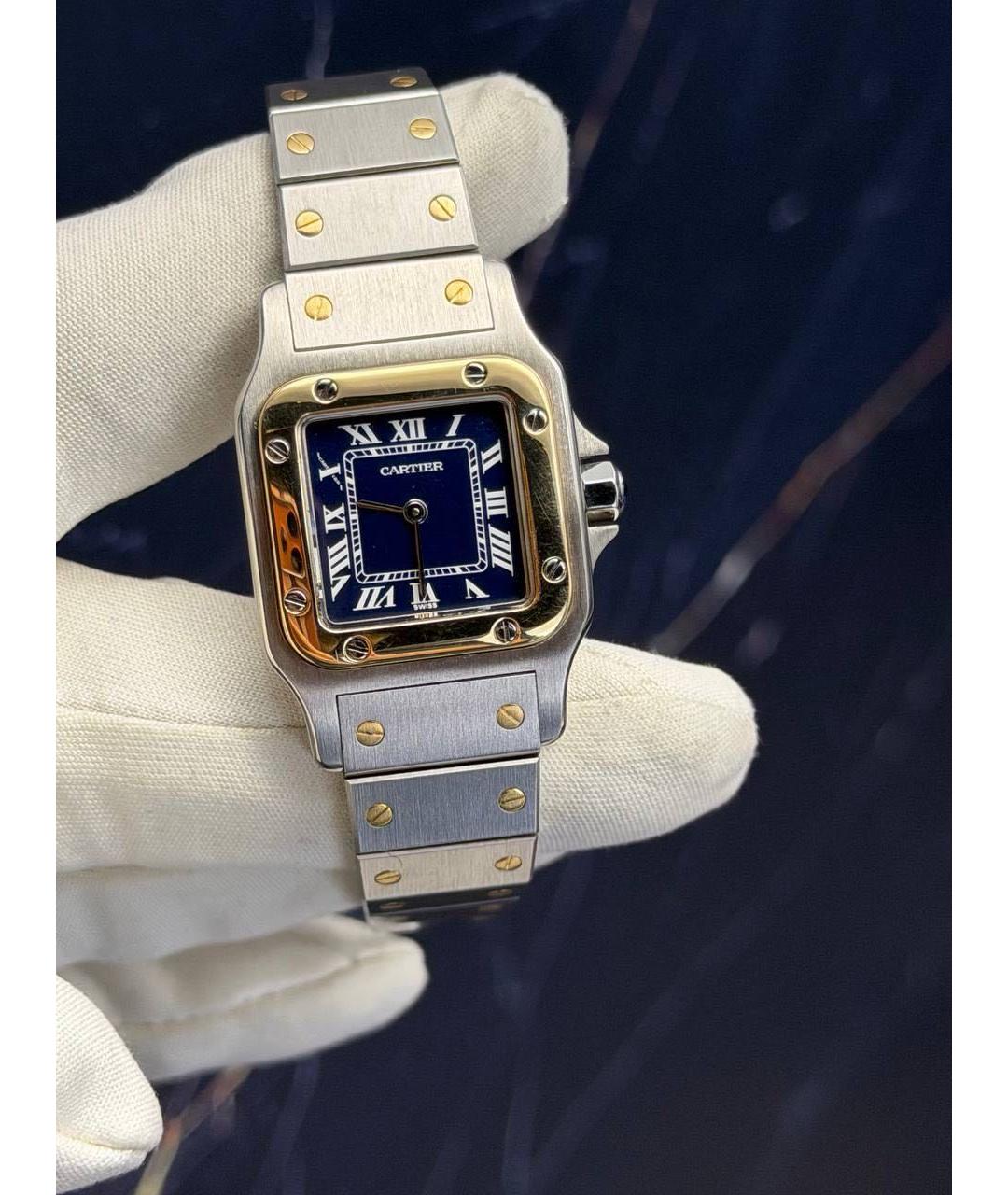 CARTIER Синие часы, фото 9