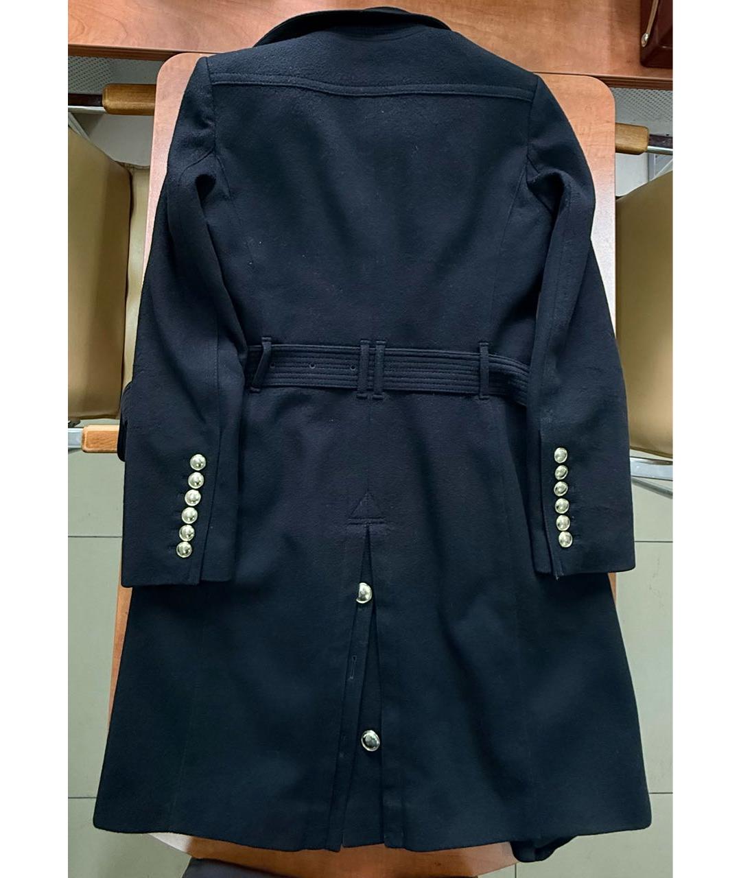 BURBERRY Черное шерстяное пальто, фото 3