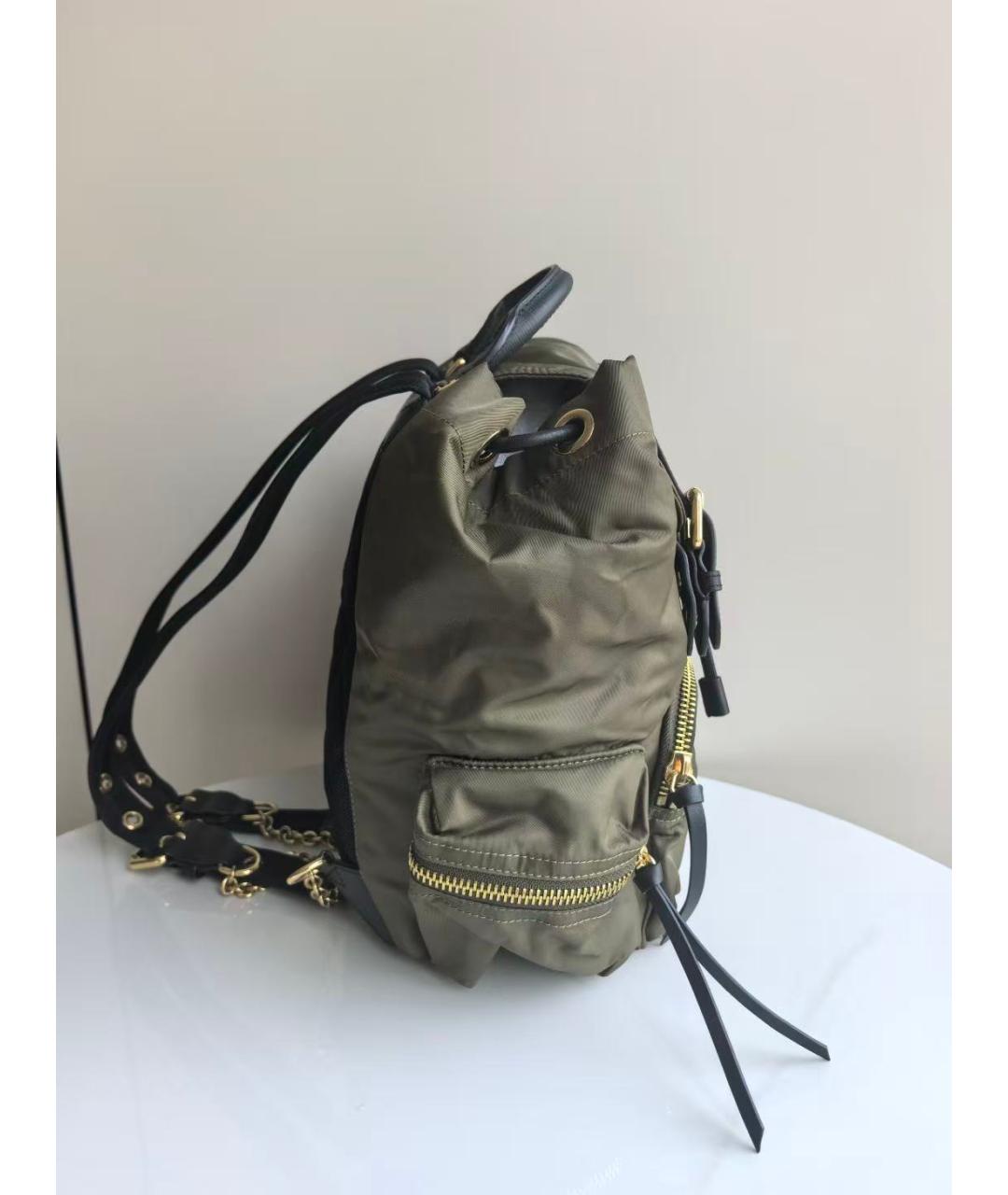BURBERRY Хаки рюкзак, фото 4