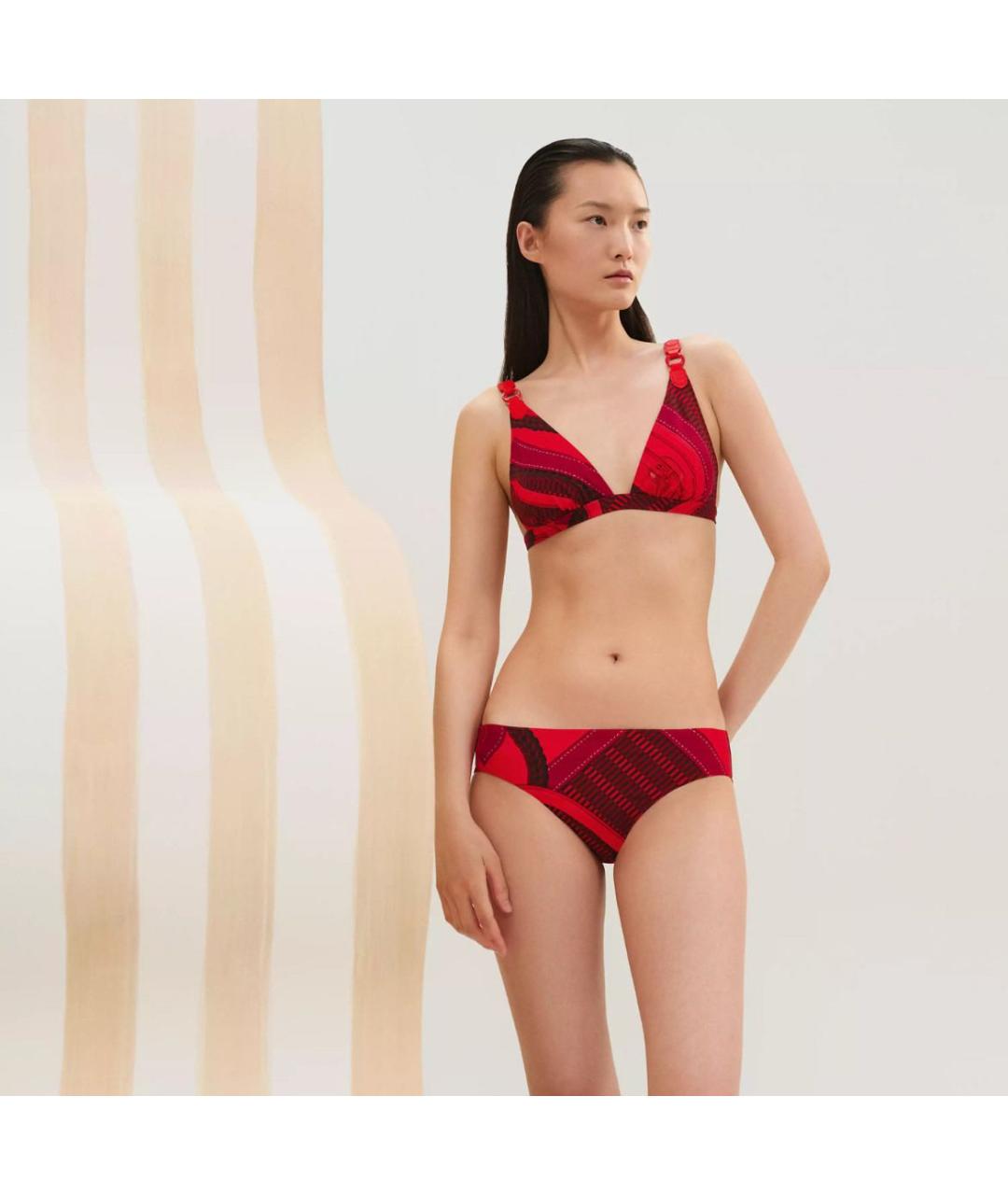 HERMES Красный полиамидовый купальник, фото 3