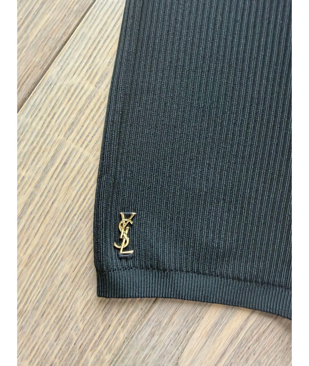 SAINT LAURENT Черные шорты, фото 4