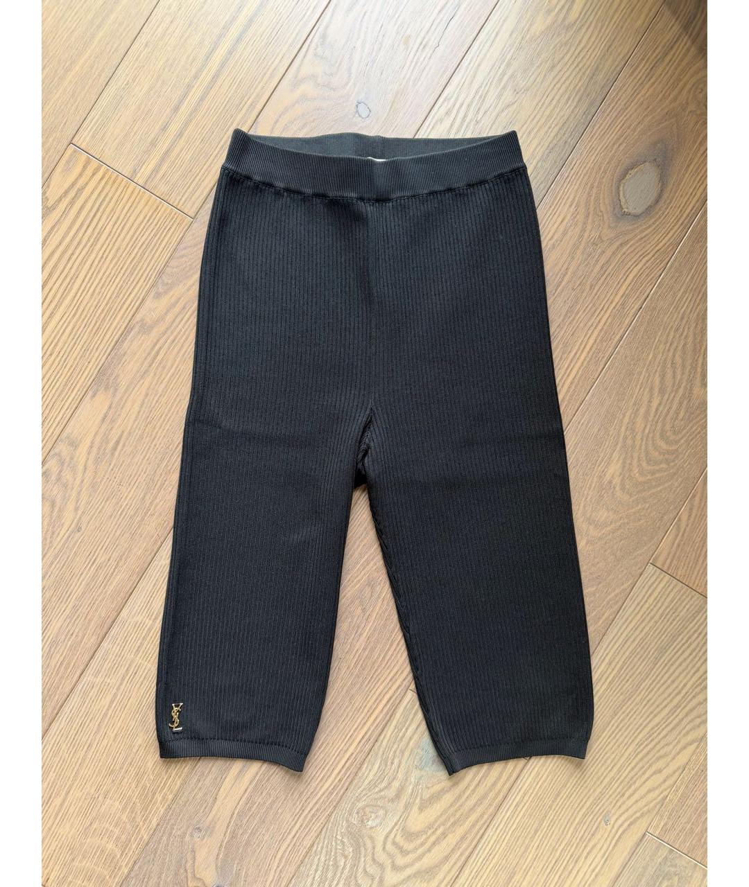 SAINT LAURENT Черные шорты, фото 5